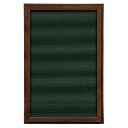 United Visual Products Outdoor Enclosed Combo Board, 72"x36", Black Frame/Black & Apricot UVCB7236ODB-BLACK-APRICOT